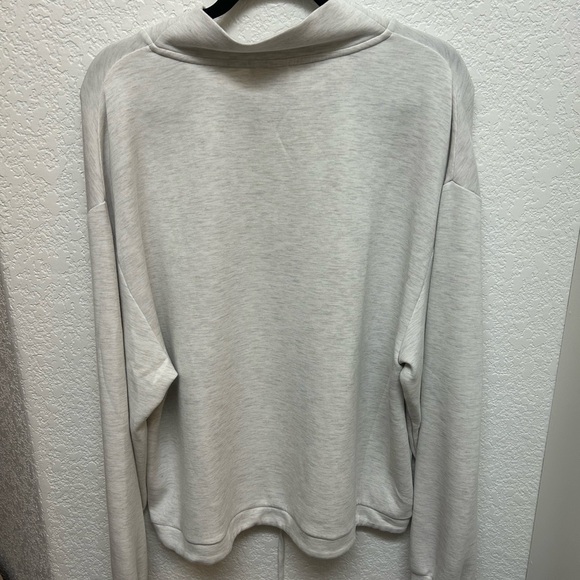 Varley Light Gray Cowl Neck Sweater - Picture 3 of 3